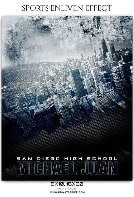 Michael Juan - Basketball Sports Enliven Effects Photography Template - Photography Photoshop Template