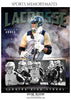 Miller Jones - Lacrosse Sports Memory Mate Photoshop Template - PrivatePrize - Photography Templates