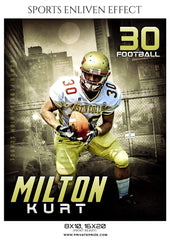 MILTON KURT FOOTBALL SPORTS TEMPLATE- ENLIVEN EFFECTS