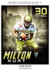 MILTON KURT FOOTBALL SPORTS TEMPLATE- ENLIVEN EFFECTS - Photography Photoshop Template