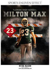 Milton Max  - Football Sports Enliven Effect Photography Template