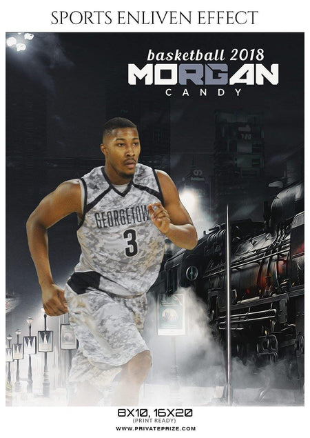 Morgan Canday - Basketball Sports Enliven Effects Photography Template - PrivatePrize - Photography Templates