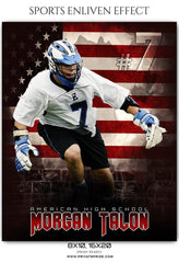 Morgan Talon - Lacrosse Sports Enliven Effects Photography Template