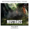 Mustangs - Basketball Theme Sports Photography Template - PrivatePrize - Photography Templates