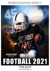 Maddox Miguel - Football Sports Enliven Effect Photography Template