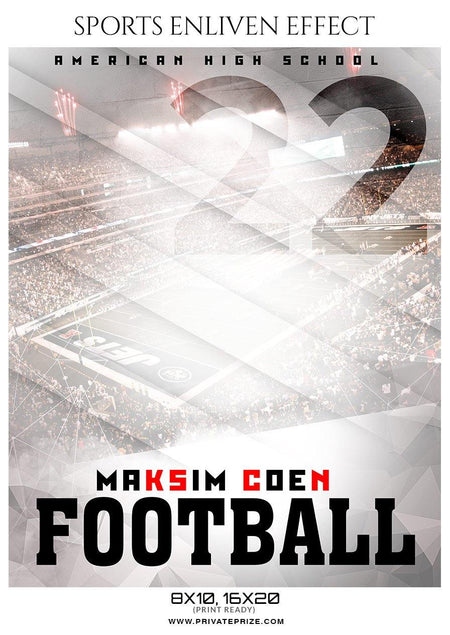 Maksim Coen - Football Sports Enliven Effect Photography Template - PrivatePrize - Photography Templates