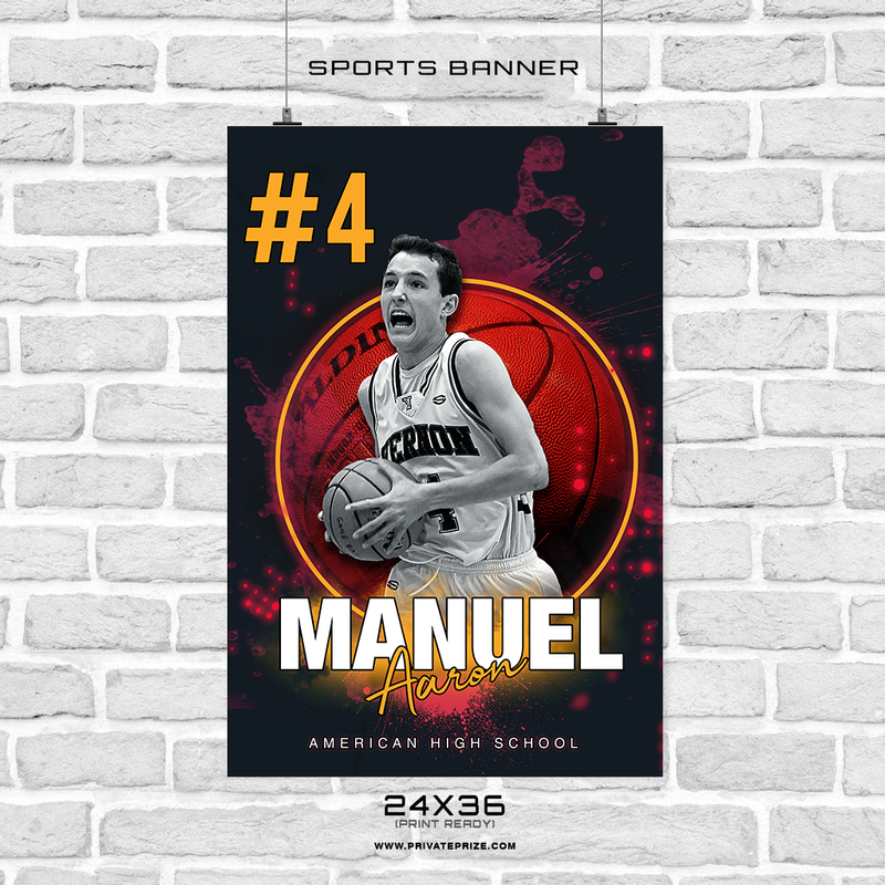 Manuel-Aaron - Sports Banner Photoshop Template - PrivatePrize - Photography Templates
