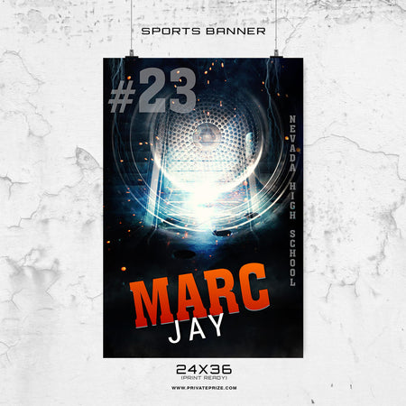 Marc Jay  Football- Enliven Effects Sports Banner Photoshop Template - Photography Photoshop Template