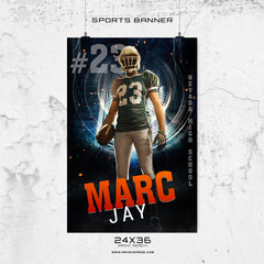 Marc Jay  Football- Enliven Effects Sports Banner Photoshop Template