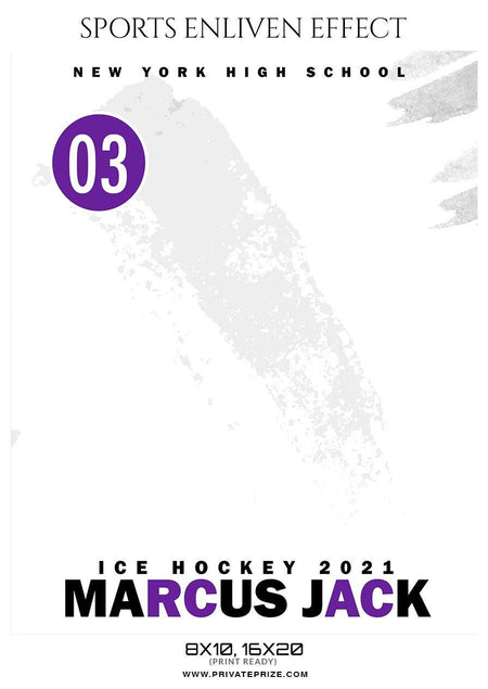 Marcus jack - ICE HOCKEY - SPORTS ENLIVEN EFFECT - PrivatePrize - Photography Templates