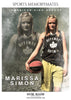 Marissa Simon - Basketball Memory Mate Photoshop Template - PrivatePrize - Photography Templates