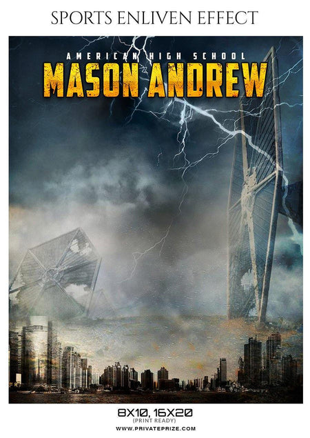 Mason Andrew - Football Sports Enliven Effect Photography Template - PrivatePrize - Photography Templates