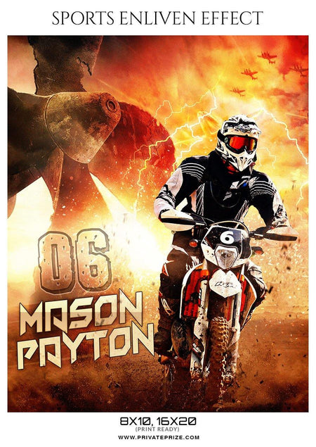 Mason Payton - Bike Racing  Sports Enliven Effect Photography Templates - PrivatePrize - Photography Templates