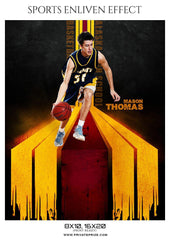 Mason Thomas - Basketball Sports Enliven Effect Photography Template