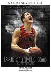 Mathias little - Basketball Sports Enliven Effect Photography Template