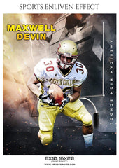 Maxwell-Devin - Football Sports Enliven Effect Photography Template