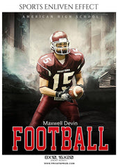 Maxwell Devin - Football Sports Enliven Effects Photography Template