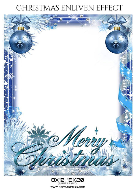 Merry Christmas - Enliven Effect - PrivatePrize - Photography Templates