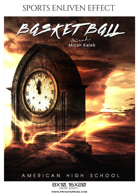 Micah Kaleb - Basketball Sports Enliven Effect Photography Template - PrivatePrize - Photography Templates