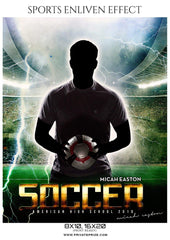 Micah Easton - Soccer Sports Enliven Effects Photography Template