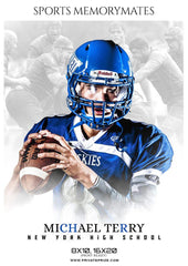 Michael Terry - Football Memory Mate Photoshop Template