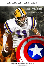 Michael Dallas High School Sports Template -  Enliven Effects