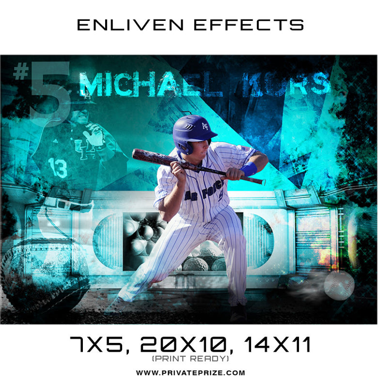 Michael Kors Baseball - Enliven Effects - Photography Photoshop Template