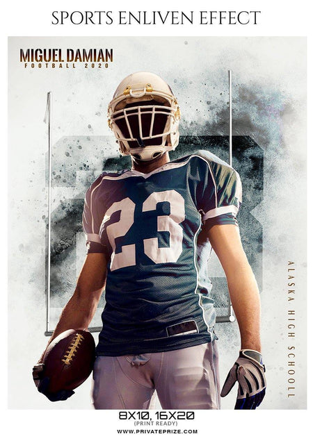 Miguel Damian - Football Sports Enliven Effect Photography Template - PrivatePrize - Photography Templates