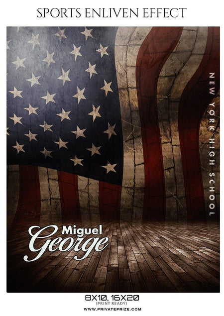 Miguel George - Lacrosse Sports Enliven Effects Photography Template - PrivatePrize - Photography Templates