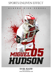 Miguel Hudson - Lacrosse Sports Enliven Effects Photography Template