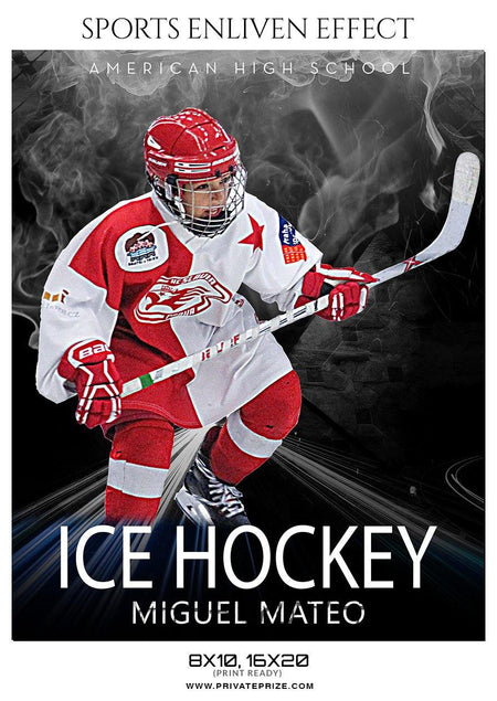 Buy IceHockey Sports Ticket Template Online  Privateprize Photography  Photoshop templates – PrivatePrize - Photography Templates