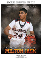 Milton Jack - Basketball Sports Enliven Effect Photography Template
