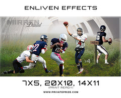 Mirren Daniel Football Photoshop Template - Enliven Effects
