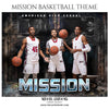 Mission - Basketball - Theme Sports Photography Template - PrivatePrize - Photography Templates