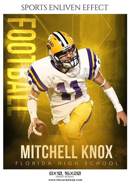 Mitchell Knox - Football Sports Enliven Effect Photography Template - PrivatePrize - Photography Templates