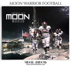 Moon Warrior Themed Sports Photography Template