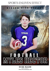 Myles Hector - Football Sports Enliven Effect Photography Template