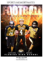 Nathan Brain - Football Memory Mate Photoshop Template