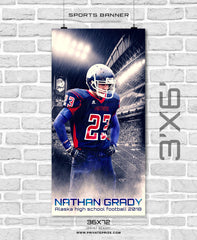 Nathan Grady - Football Enliven Effects Sports Banner Photoshop Template