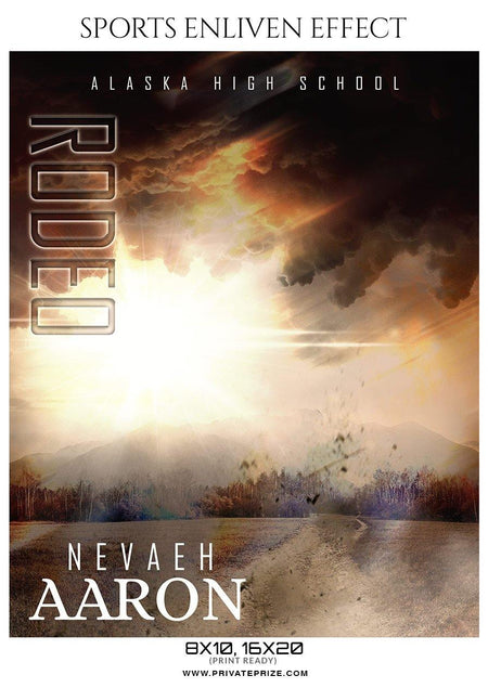 Nevaeh Aaron - Rodeo Sports Enliven Effects Photography Template - PrivatePrize - Photography Templates
