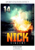 Nick  Football Sports Photography- Enliven Effects - Photography Photoshop Template