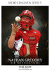 Nathan Gregory - Baseball Sports  Enliven Effects Photography Template - PrivatePrize - Photography Templates