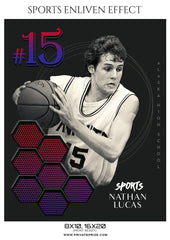Nathan Lucas - Basketball Sports Enliven Effect Photography Template