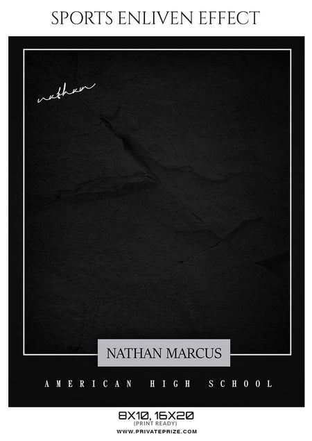 Nathan Marcus - Football Sports Enliven Effect Photography Template - PrivatePrize - Photography Templates