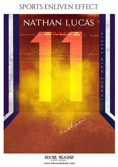 Nathan Lucas - Football Sports Enliven Effect Photography Template - PrivatePrize - Photography Templates