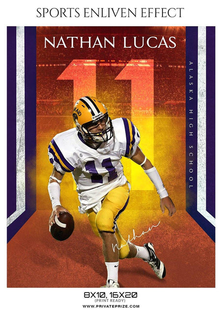 Nathan Lucas - Football Sports Enliven Effect Photography Template - PrivatePrize - Photography Templates