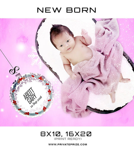 New Born Christmas Background Abot Garry - Photography Photoshop Template