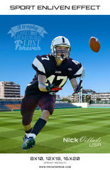 Nick Ville Football High School Sports Template -  Enliven Effects