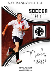 Nicolas Mate - Soccer Sports Enliven Effects Photography Template