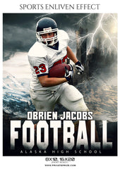 Obrien Jacobs - Football Sports Enliven Effect Photography Template